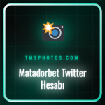 Matadorbet Twitter hesabının logosu ve bir akıllı telefon ekranı.